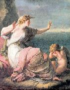 Angelica Kauffmann Ariadne von Theseus verlassen Spain oil painting artist
